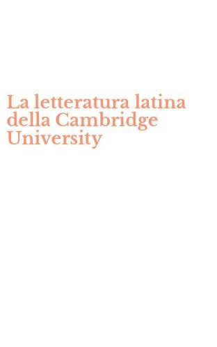 La letteratura latina della Cambridge University