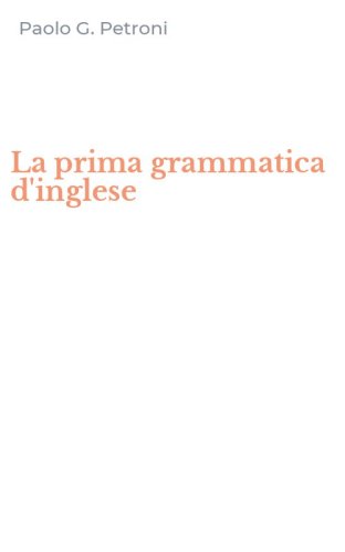 La prima grammatica d'inglese