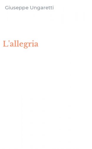 L'allegria