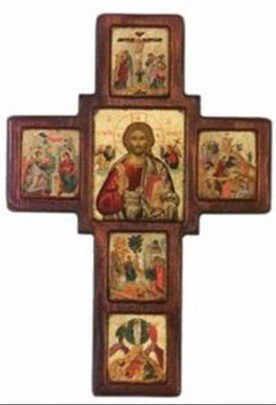 CROCE CRISTO LIBRO CHIUSO - Misure 34 x 23 cm.