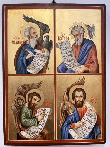 4 EVANGELISTI 22X30 CM - MARCO - MATTEO - LUCA - GIOVANNI