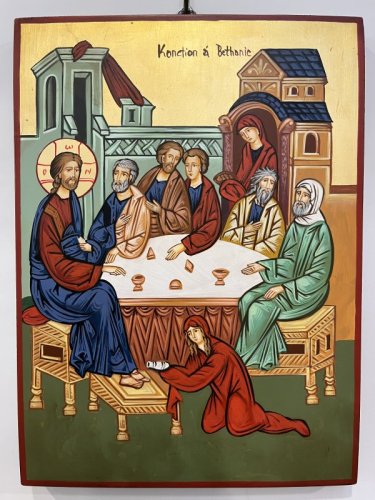 UNZIONE DI GESU' A BETANIA 22X30 CM