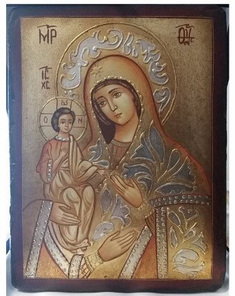 MADONNA DELLE 3 MANI 18X22 CM