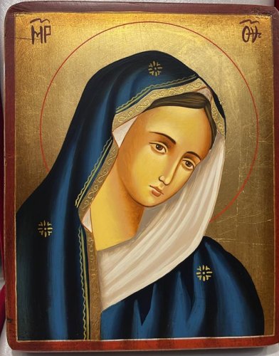 MADONNA ORANTE CATTOLICA 18X22 CM