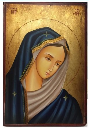 MADONNA ORANTE CATTOLICA 22X32 CM