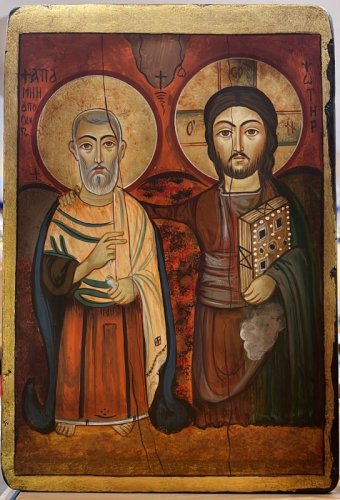 ABATE MENA - GESU' E L'AMICO 14X18 CM