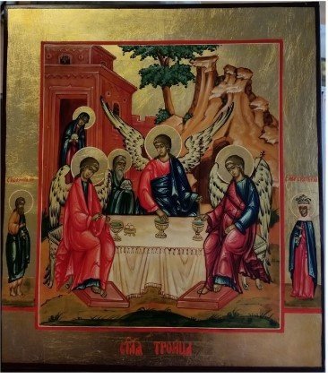 TRINITA' ANTICO TESTAMENTO 27X30 CM