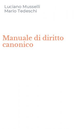 Manuale di diritto canonico