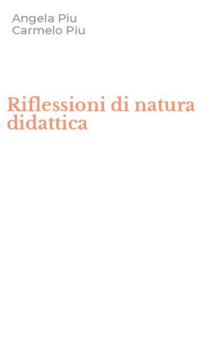 Riflessioni di natura didattica