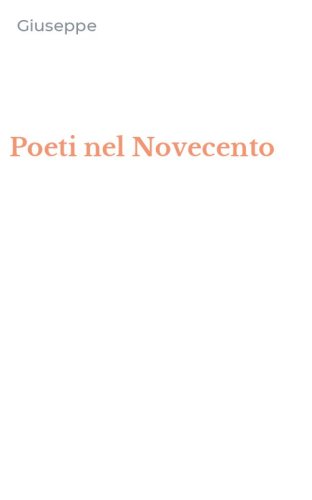 Poeti nel Novecento
