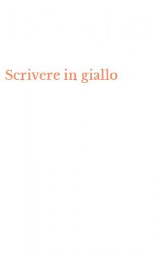 Scrivere in giallo