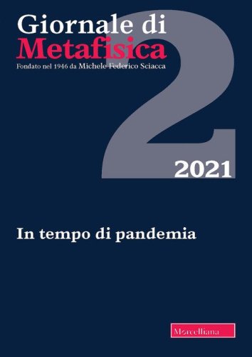 Giornale di metafisica. Ediz. italiana e inglese