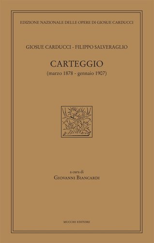 Carteggio (marzo 1878-gennaio 1907)