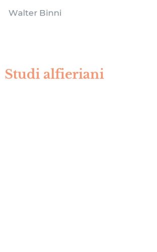 Studi alfieriani