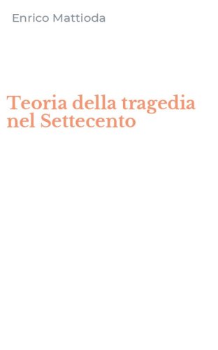 Teoria della tragedia nel Settecento