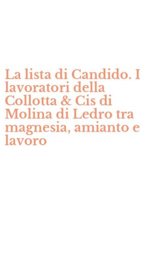 La lista di Candido. I lavoratori della Collotta & Cis di Molina di Ledro tra magnesia, amianto e lavoro
