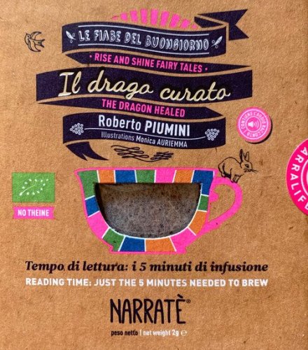 Il drago curato. Tempo di lettura: i 5 minuti di infusione-The dragon healed. Reading time: just the 5 minutes needed to brew