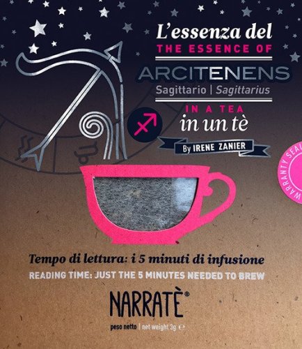 L'essenza del Sagittario in un t&egrave;-The essence of the Sagittarius in a tea. Tempo di lettura: i 5 minuti di infusione