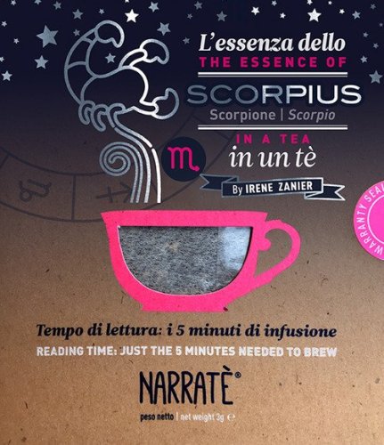 L'essenza dello Scorpione in un t&egrave;-The essence of the Scorpio in a tea. Tempo di lettura: i 5 minuti di infusione