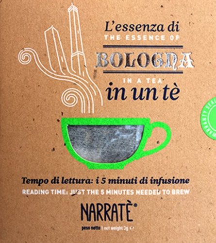 L'essenza di Bologna in un t&egrave;. Tempo di lettura: i 5 minuti di infusione-The essence of Bologna in a tea. Reading time: just the 5 minutes needed to brew