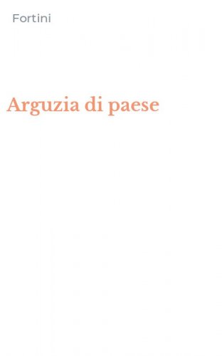Arguzia di paese