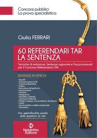 60 referendari TAR. La sentenza
