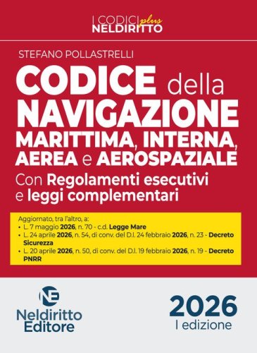 Codice normativo della Navigazione Marittima, interna, aerea e aerospaziale 2026