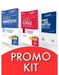 Concorso 200 posti carriera prefettizia: Codice amministrativo sostanziale e processuale. Concorso magistratura-Codice civile e procedura civile con leggi complementari. Concorso magistratura-Codice delle leggi prefettizie. Legislazione speciale del Minis