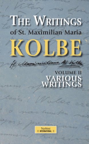 The writing of St. Maximilian Maria Kolbe