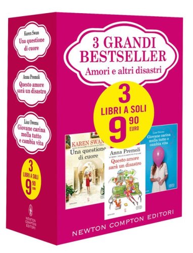 3 grandi bestseller. Amori e altri disastri: Una questione di cuore-Questo amore sar&agrave; un disastro-Giovane carina molla tutto e cambia vita