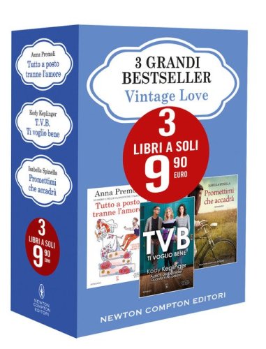 3 grandi bestseller. Vintage love: Tutto a posto tranne l'amore-T.V.B. Ti voglio bene-Promettimi che accadr&agrave;