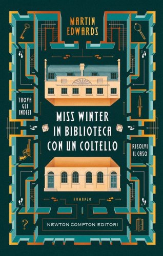 Miss Winter in biblioteca con un coltello