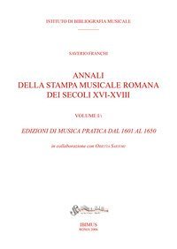 Annali della stampa musicale romana dei secoli XVI-XVII