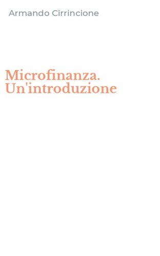 Microfinanza. Un'introduzione