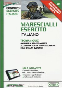 Marescialli esercito italiano. Teoria e quiz