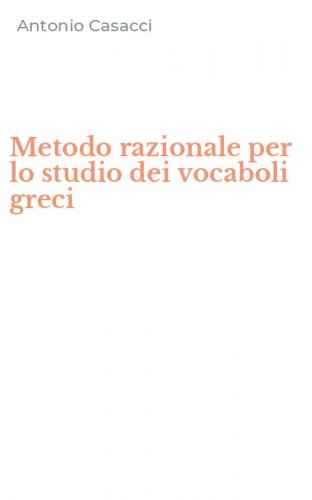 Metodo razionale per lo studio dei vocaboli greci