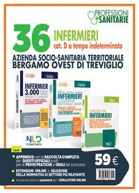 Kit concorso Asl Bergamo Ovest 36 infermieri cat. D a tempo indeterminato: manuale completo + quiz