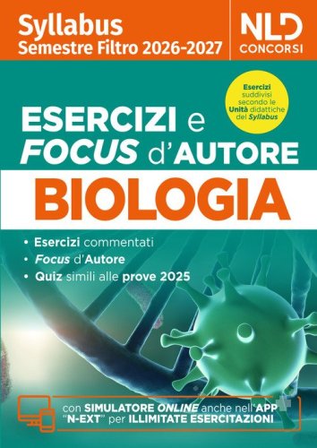 Syllabus semestre filtro medicina esercizi e focus d'autore di biologia 2026