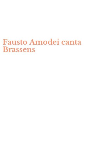 Fausto Amodei canta Brassens
