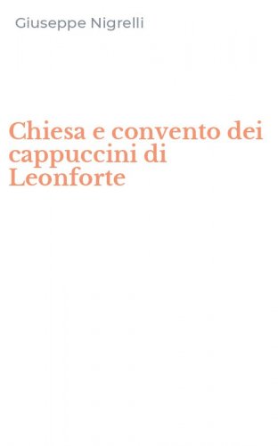 Chiesa e convento dei cappuccini di Leonforte