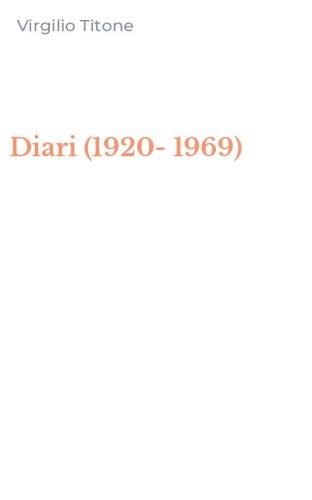 Diari (1920-1969)