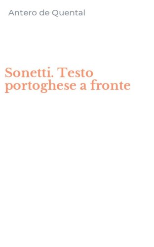 Sonetti. Testo portoghese a fronte