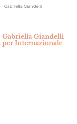 Gabriella Giandelli per Internazionale