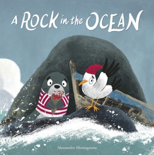 A rock in the ocean