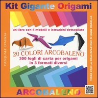 Kit gigante origami. 20 colori arcobaleno
