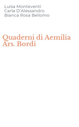Quaderni di Aemilia Ars. Bordi