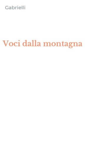 Voci dalla montagna