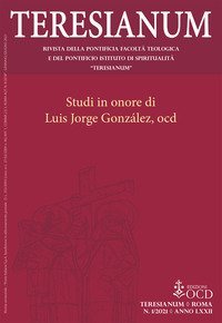 Teresianum. Rivista della Pontificia Facolt&agrave; Teologica e del Pontificio Istituto di Spiritualit&agrave; &laquo;Teresianum&raquo;