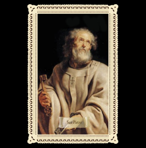 SAN PIETRO - Patrono di pescatori, pescivendoli, fonditori, fabbri, muratori, orologiai.