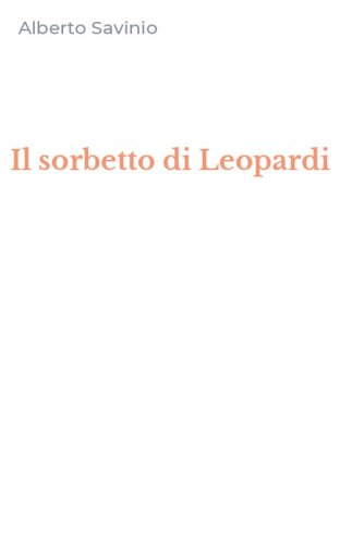 Il sorbetto di Leopardi